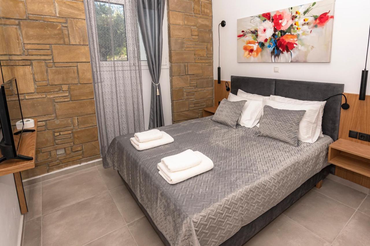 Rikanthos Stone Sea View Apartment Ι Faleliana Ngoại thất bức ảnh