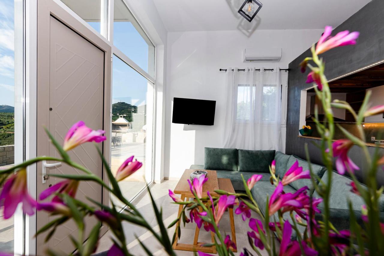 Rikanthos Stone Sea View Apartment Ι Faleliana Ngoại thất bức ảnh