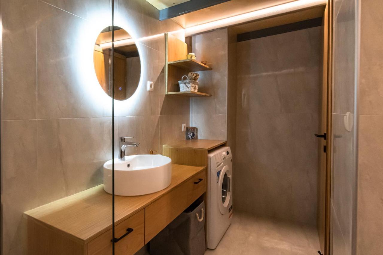 Rikanthos Stone Sea View Apartment Ι Faleliana Ngoại thất bức ảnh