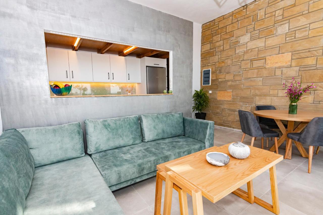 Rikanthos Stone Sea View Apartment Ι Faleliana Ngoại thất bức ảnh