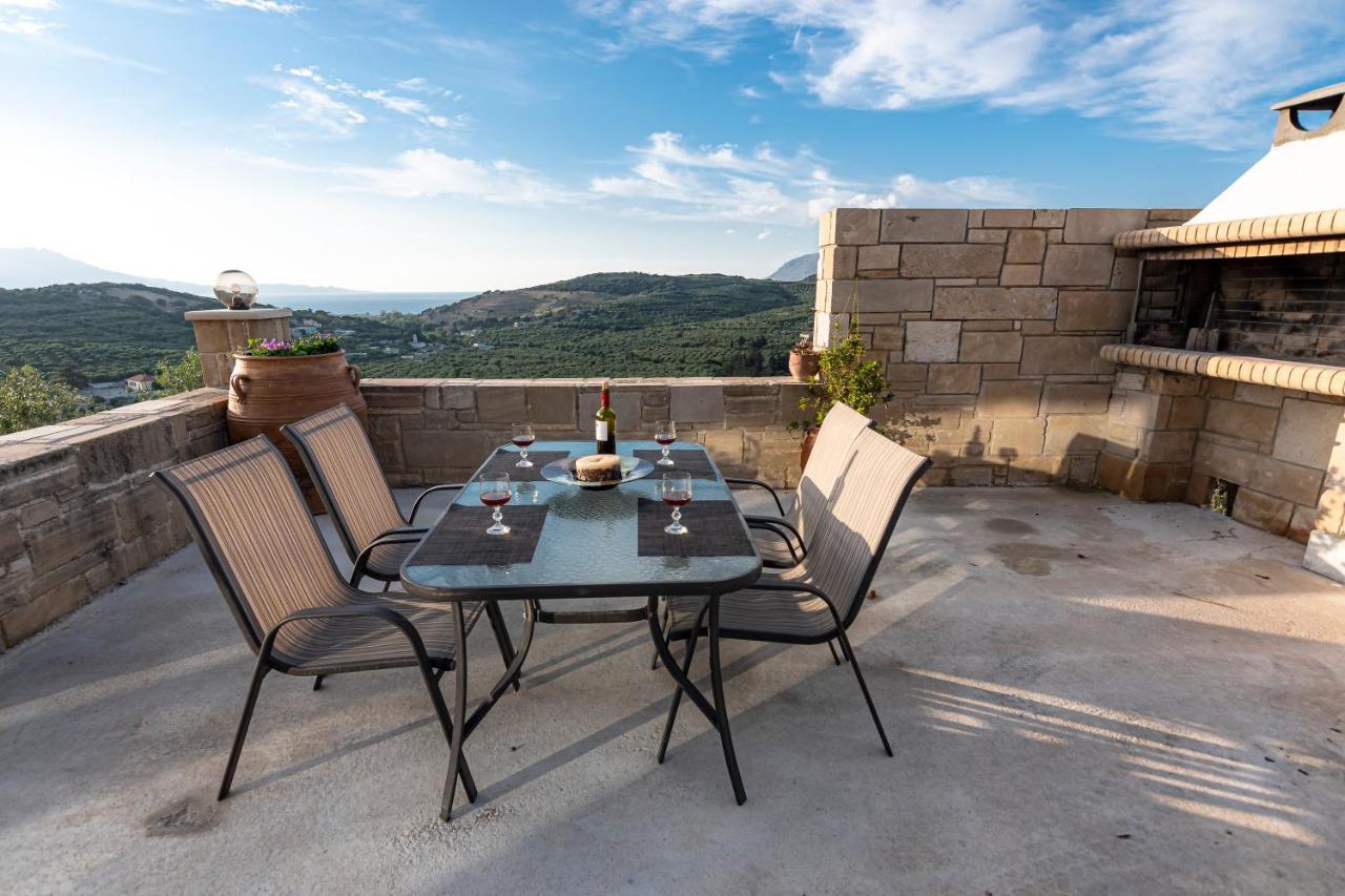 Rikanthos Stone Sea View Apartment Ι Faleliana Ngoại thất bức ảnh