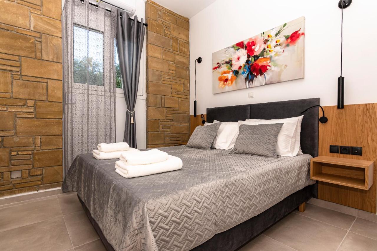 Rikanthos Stone Sea View Apartment Ι Faleliana Ngoại thất bức ảnh
